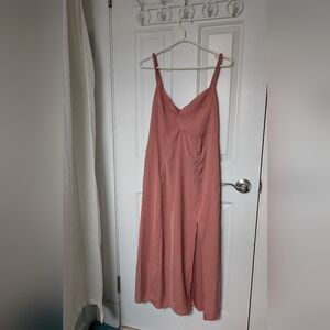 Abercrombie & Fitch | Dusty Rose Maxi Dress | Wedding Guest | Size M